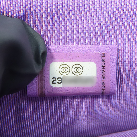 Chanel Chanel Lambskin Shoulder Bag Matrasse Purple Leather Crossbody Bag - Picture 14 of 16